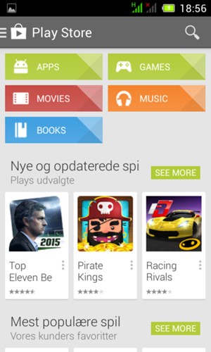 Select the Search button