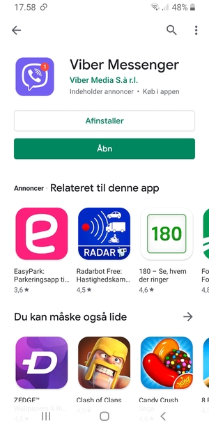 Vælg Åbn