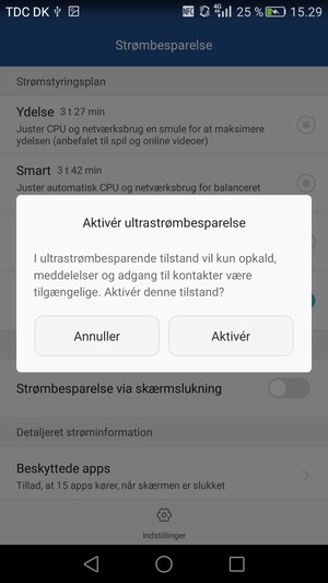 Vælg Aktivér