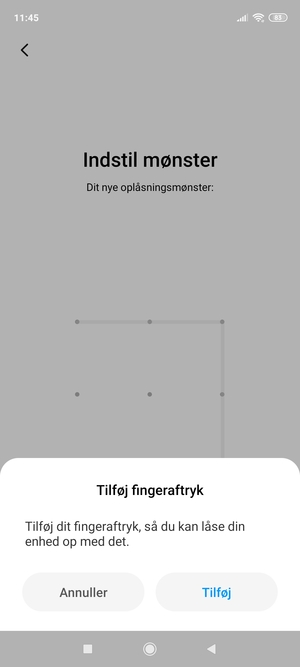 Vælg Annuller