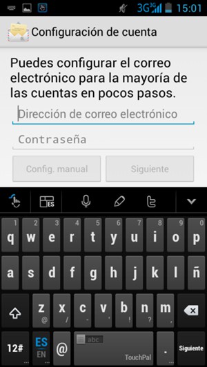 Introduzca su Dirección de correo electrónico y Contraseña. Seleccione Siguiente