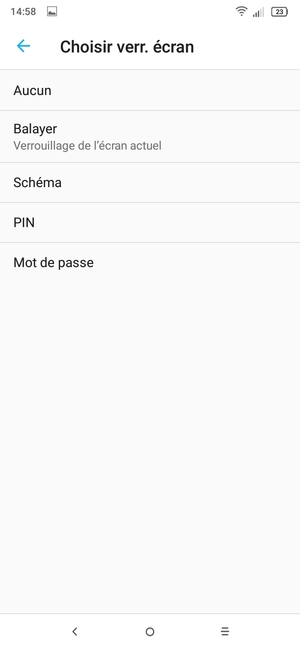 Sélectionnez Schéma