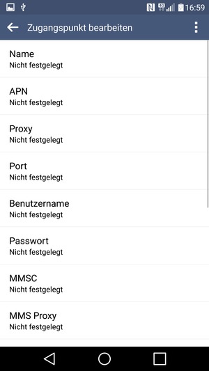 Geben Sie MMS-Informationen ein