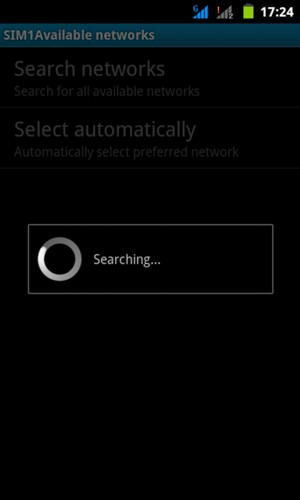 Wait for the search to finish