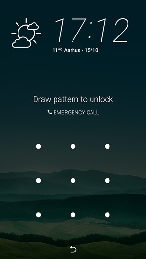 Your phone is now secure with a screen lock.