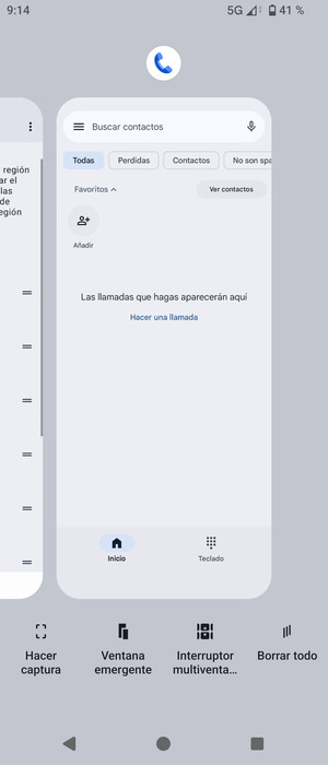 Deslice las aplicaciones hacia arriba para cerrarlas