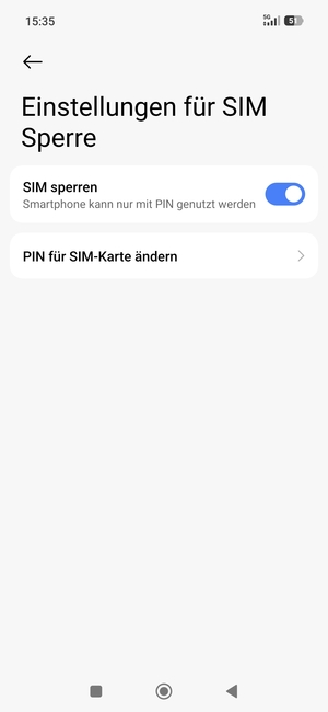 Wählen Sie PIN für SIM-Karte ändern