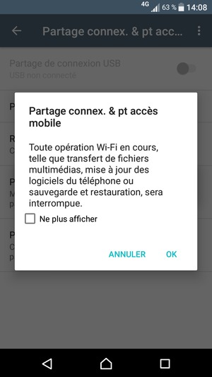 Sélectionnez OK