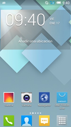 Seleccione Aplicaciones