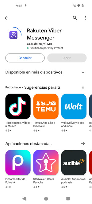Espere a que el proceso de instalación finalice