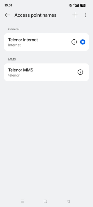 Select the Menu button