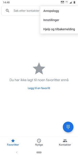 Velg Innstillinger