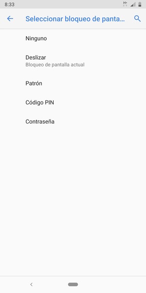 Seleccione Patrón