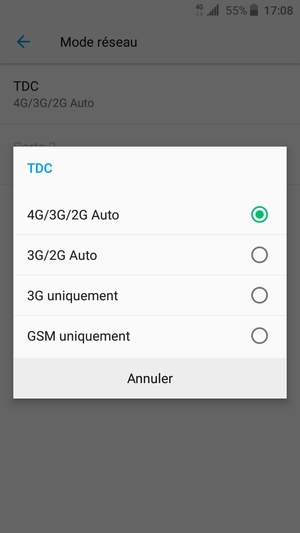 Sélectionnez votre option préférée