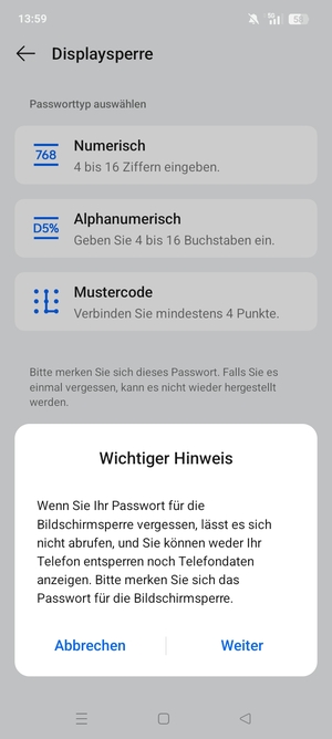 Wählen Sie Weiter