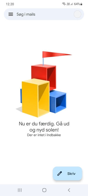 Din konto er klar til brug