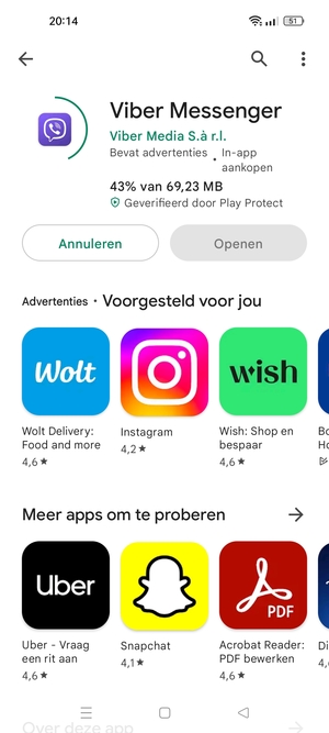 Wacht tot het installatieproces beëindigd is