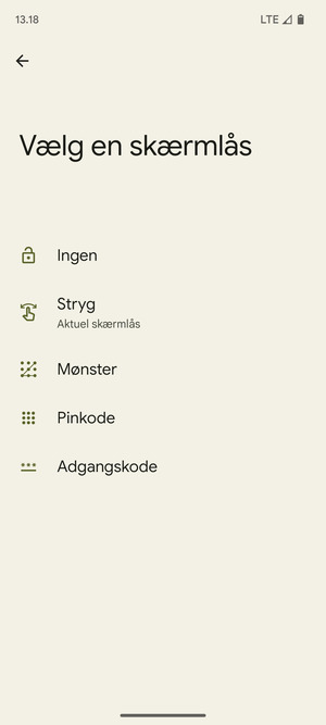 Vælg Mønster