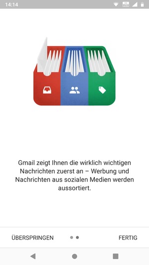Wählen Sie FERTIG