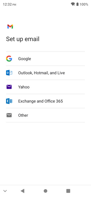 Select Exchange and Office 365