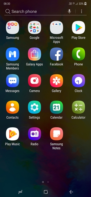 Select Settings