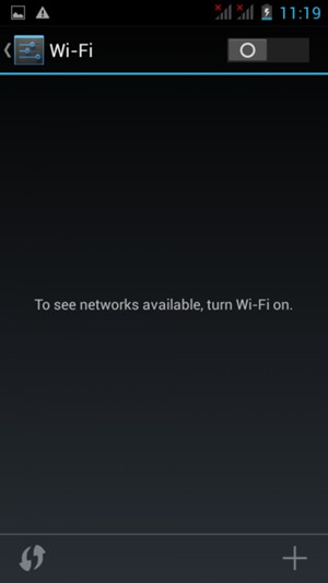 Turn on Wi-Fi