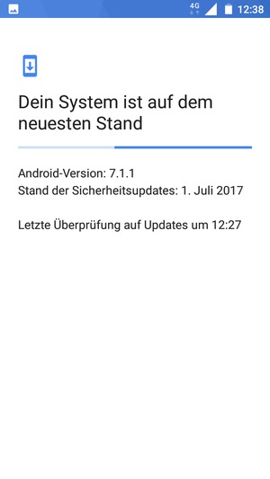 Warten Sie, bis die Suche abgeschlossen ist