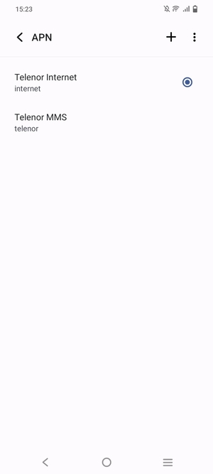 Sélectionnez le bouton du Menu
