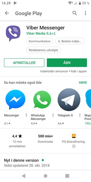 Vælg ÅBN