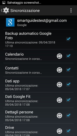 Le tue informazioni verranno sincronizzate