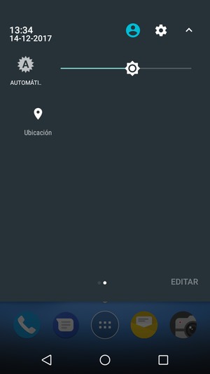 Desactive Ubicación