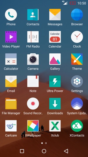 Select Settings