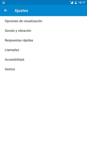 Si ve esta pantalla, seleccione Llamadas