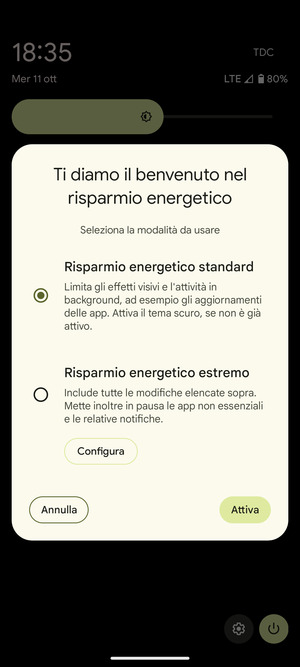 Seleziona Attiva