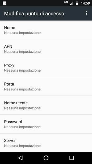 Inserisci informazioni MMS