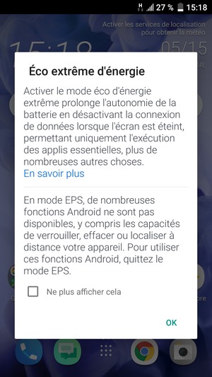 Sélectionnez OK