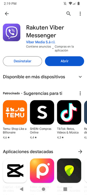 Seleccione Abrir