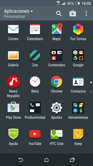 Seleccione Ajustes