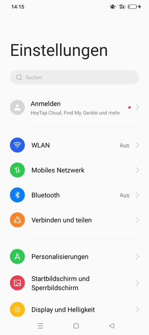 Wählen Sie WLAN