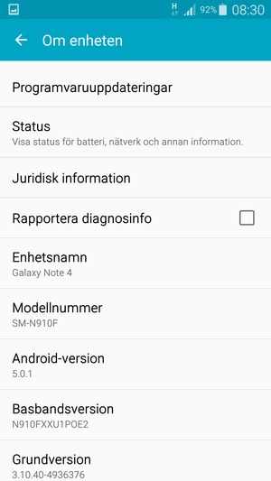 Välj Programvaruuppdateringar