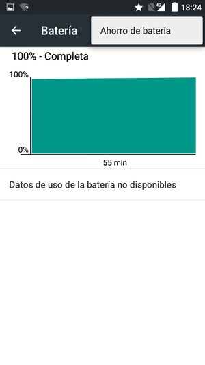 Seleccione Ahorro de batería