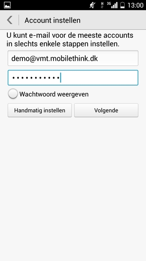 Voer uw e-mailadres en wachtwoord in. Selecteer Volgende