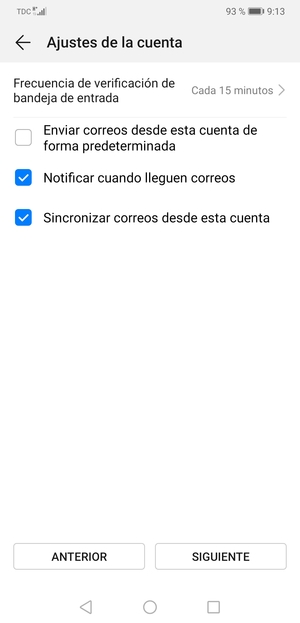 Seleccione SIGUIENTE