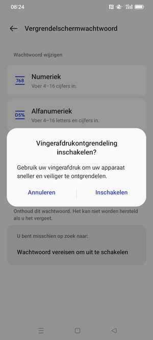 Selecteer uw voorkeursoptie
