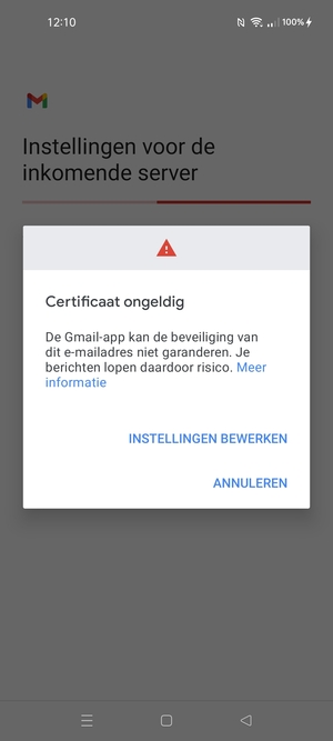Selecteer INSTELLINGEN BEWERKEN
