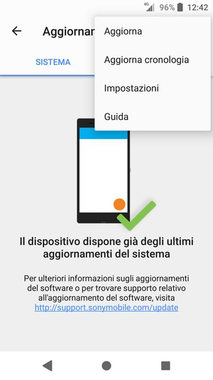 Seleziona Aggiorna