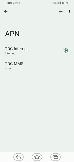 Sélectionnez le bouton du Menu