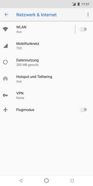 Wählen Sie WLAN