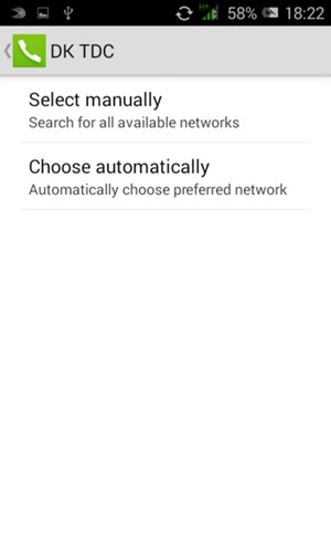 Select Select manually