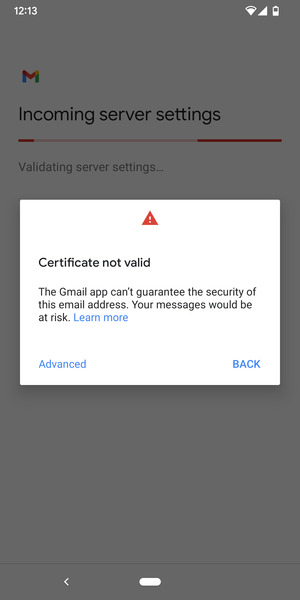 Select BACK
